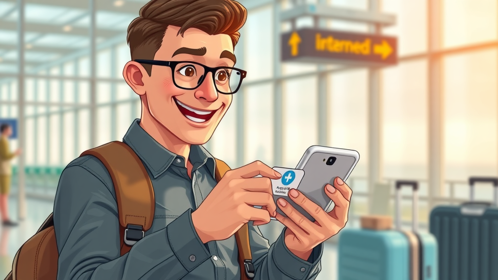 International traveler using Casemed Insurance digital health services app, showing Case Hospital